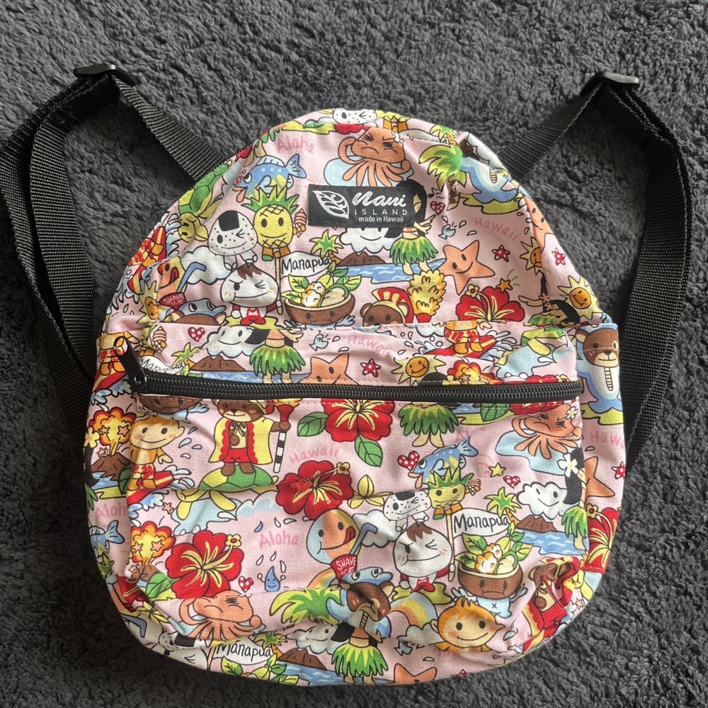 Nani Island Mini Backpack Tropical Made in Hawaii USA travel